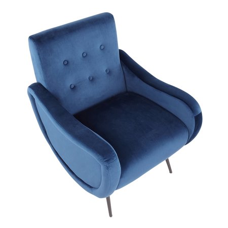 Lumisource Rafael Lounge Chair CHR-RAFAEL BKVBU